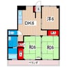 ラフォーレ高萩 3DKの間取り