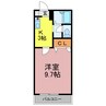 サンマツモトA 1Kの間取り