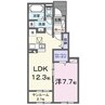 サンモールＣ 1LDKの間取り