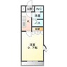 ロイヤルハイツ・IYO 1Kの間取り