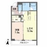 ベレオガーデンズgrace 1LDKの間取り